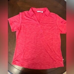 Lady Hagen Coral Polo Shirt